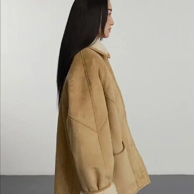 [BUNJANG] GBH Apparel Suede Shearling Jacket / gbh 어패럴 무스탕