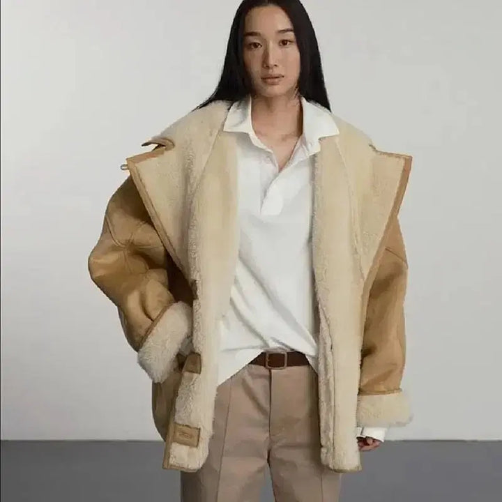 [BUNJANG] GBH Apparel Suede Shearling Jacket / gbh 어패럴 무스탕