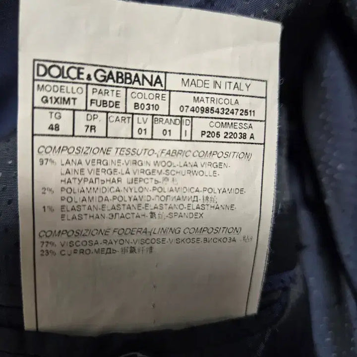 [BUNJANG] Dolce &amp; Gabbana GOLD Line Virgin Wool Blend Men&