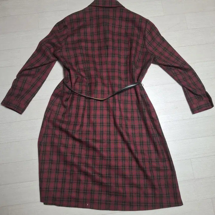[SOLD OUT] 체크 셔츠 원피스 여성 100