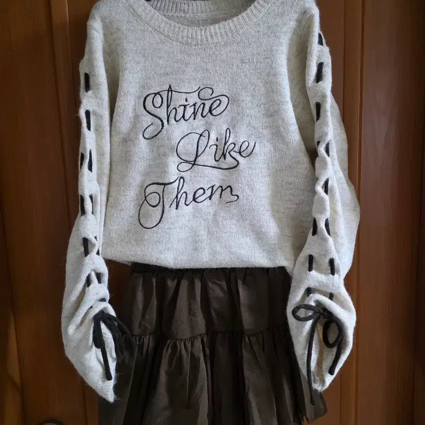 [BUNJANG] Avante-Garde Shabby Chic Mini Skirt / (새상품) 아방가르드 샤방샤방 진브라운 미니스커트