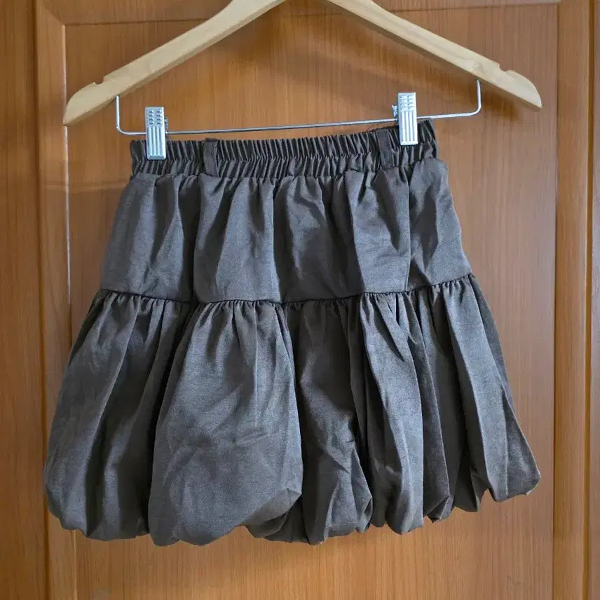 [BUNJANG] Avante-Garde Shabby Chic Mini Skirt / (새상품) 아방가르드 샤방샤방 진브라운 미니스커트