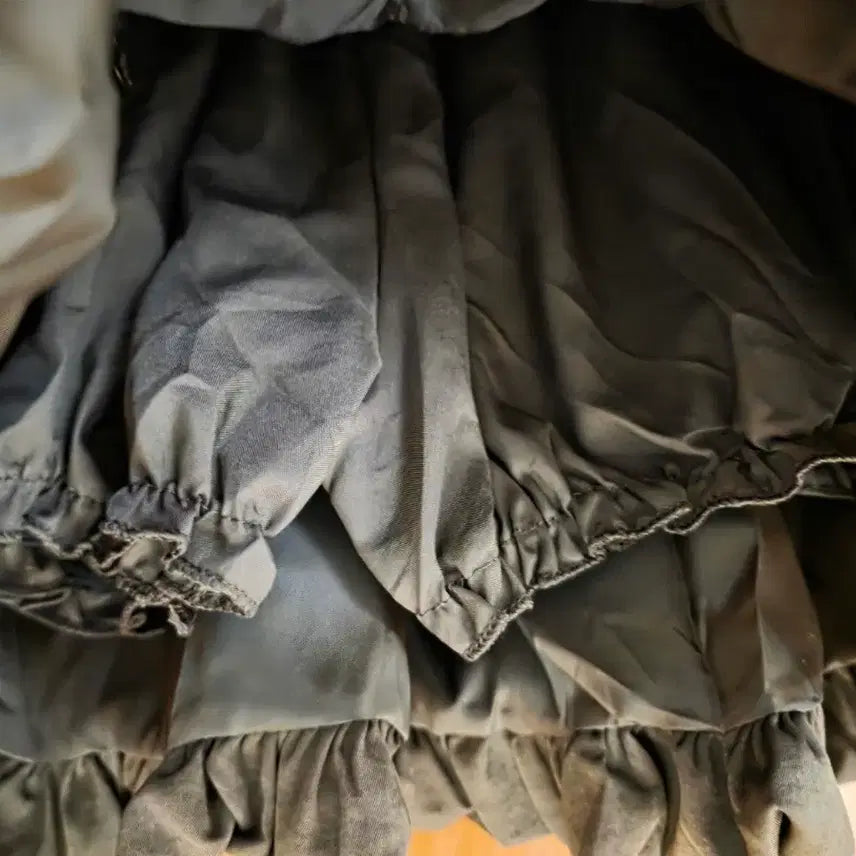 [BUNJANG] Avante-Garde Shabby Chic Mini Skirt / (새상품) 아방가르드 샤방샤방 진브라운 미니스커트