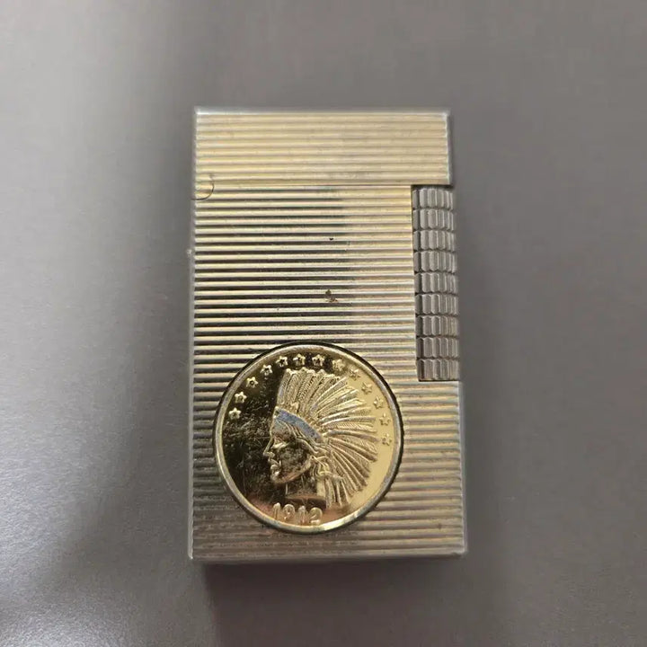 [BUNJANG] Vintage 1912 Indian Head Coin Lighter / 1912년 미국 인디언 헤드 주화 빈티지 라이터