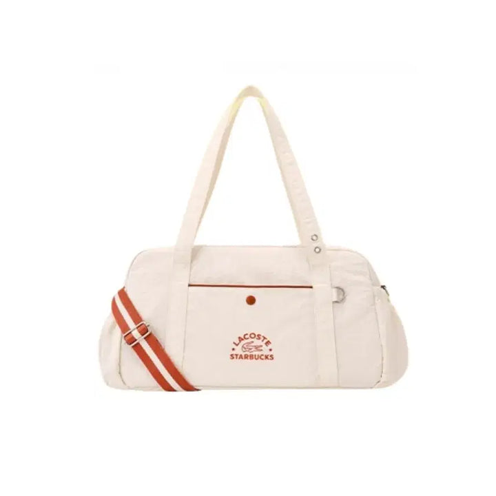 [SOLD OUT] 스타벅스 라코스테 아이보리 가방(새제품)