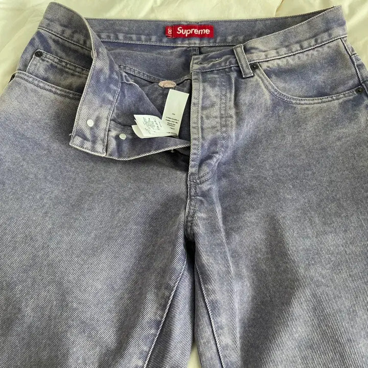 [BUNJANG] Supreme Purple Washed Denim Pants 30 / 슈프림 퍼플 워싱 데님 팬츠 30