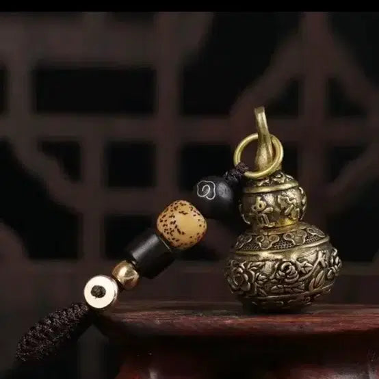 [BUNJANG] Vintage Gourd Keyring Wood Ornament / 조롱박 키링 빈티지 우드 장식