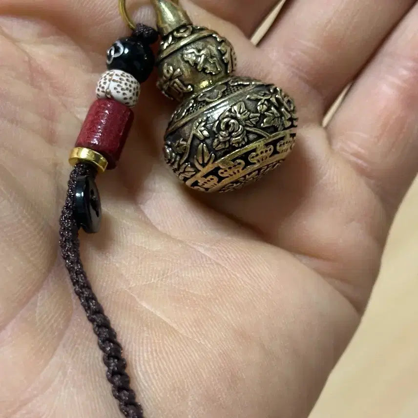 [BUNJANG] Vintage Gourd Keyring Wood Ornament / 조롱박 키링 빈티지 우드 장식