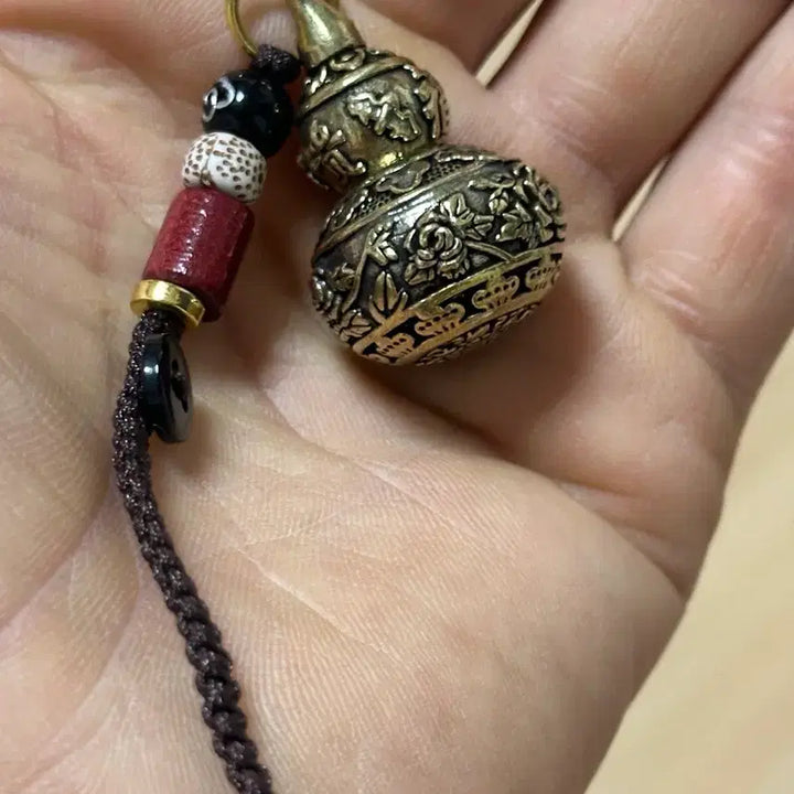 [BUNJANG] Vintage Gourd Keyring Wood Ornament / 조롱박 키링 빈티지 우드 장식