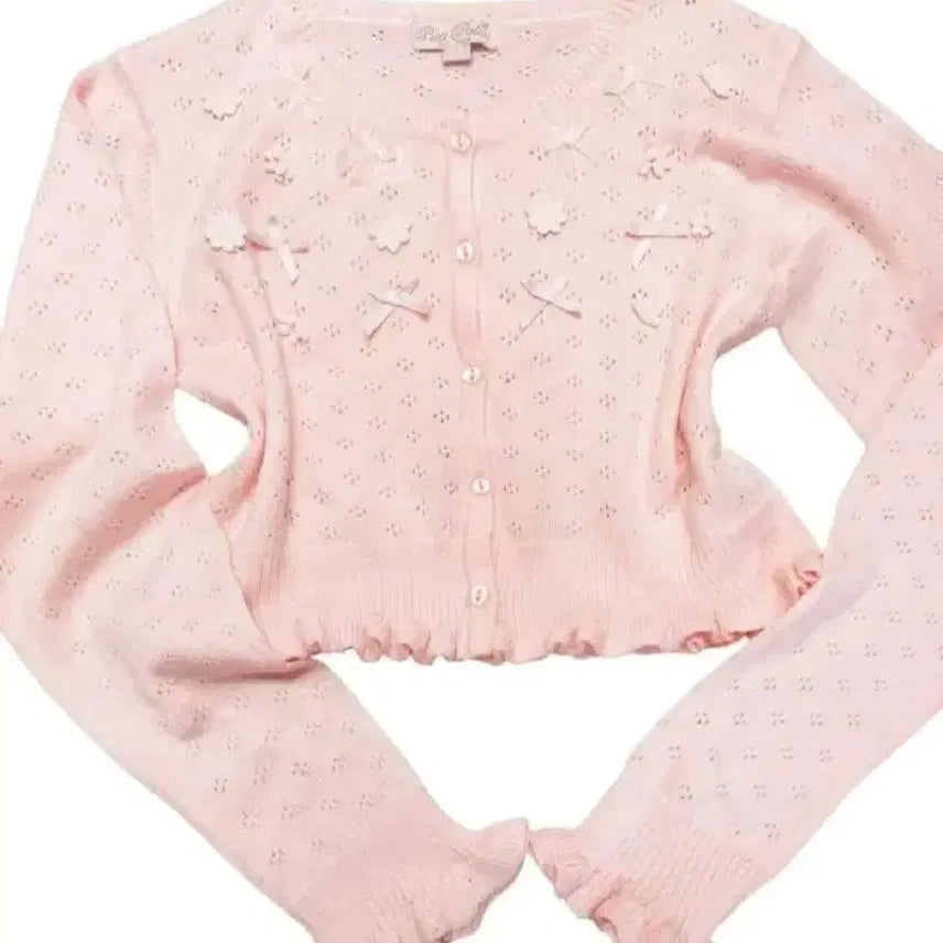 [BUNJANG] Lace Ribbon Knit Dress / 레이스 리본 니트 히메갸루