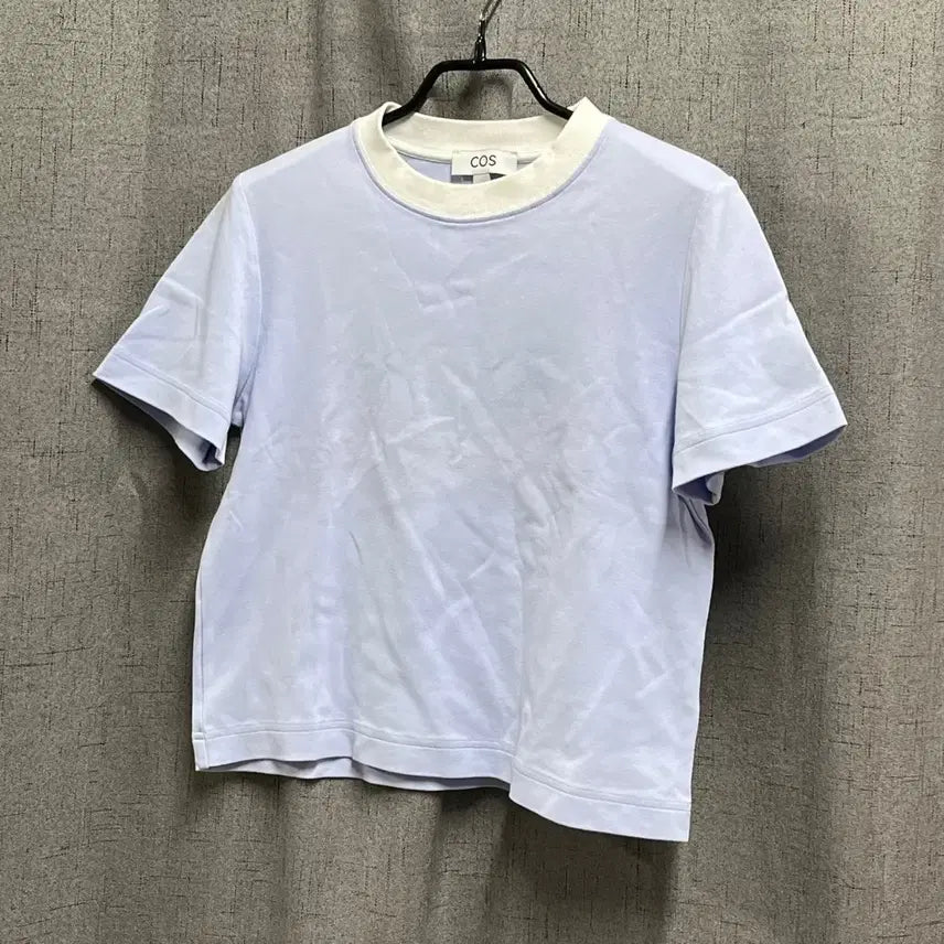 [BUNJANG] COS Cropped Short Sleeve T-shirt Lavender XS / (XS/라벤더) COS 코스 크롭 숏 반팔 티셔츠