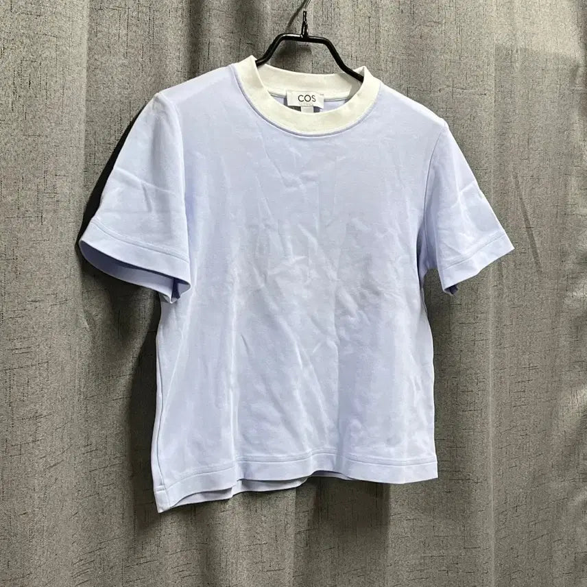 [BUNJANG] COS Cropped Short Sleeve T-shirt Lavender XS / (XS/라벤더) COS 코스 크롭 숏 반팔 티셔츠