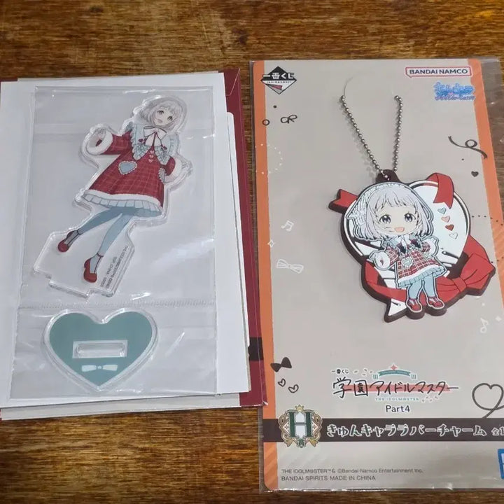 [BUNJANG] Academy Idolmaster Ririlia Acrylic Stand and Rubber Strap Bundle Set / 학원 아이돌마스터 4탄 제일복권 이치방쿠지 릴리야 I상 H상