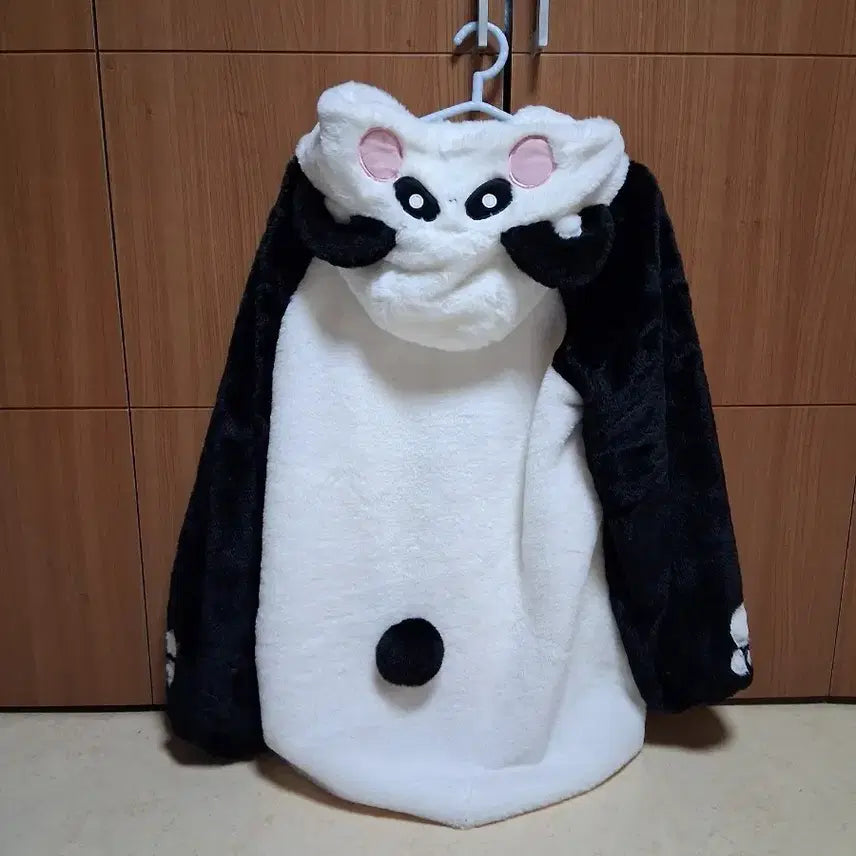[BUNJANG] Panda Fur Coat Lolita Outerwear / 팬더 털 코트 양산형 아우터