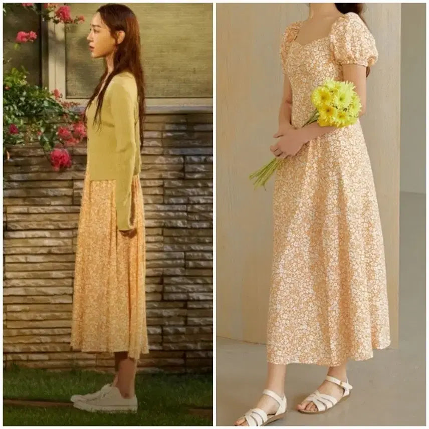 [BUNJANG] Liel Flower Garden Dress S Size / 리엘 플라워가든 원피스 S사이즈