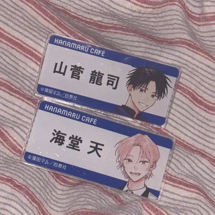 [BUNJANG] Narakoi Ryuji Amane Name Tag Badge / 나라코이 류지 아마네 이름표 뱃지