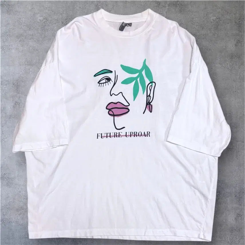 [BUNJANG] ASOS White Cotton Oversized T-Shirt (M) / ASOS 화이트 면 반팔 티셔츠 55667788 M 사이즈 오버핏