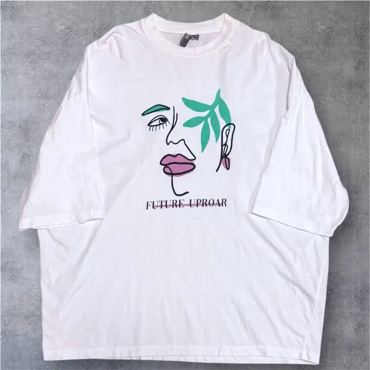 [BUNJANG] ASOS White Cotton Oversized T-Shirt (M) / ASOS 화이트 면 반팔 티셔츠 55667788 M 사이즈 오버핏
