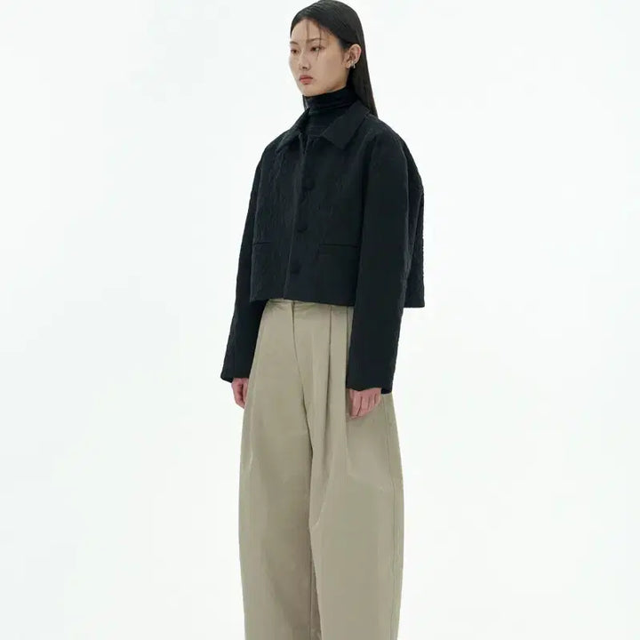 [BUNJANG] AMOMENTO Quilted Velvet Jacket / 아모멘토 플라워 퀼티드 벨벳 자켓