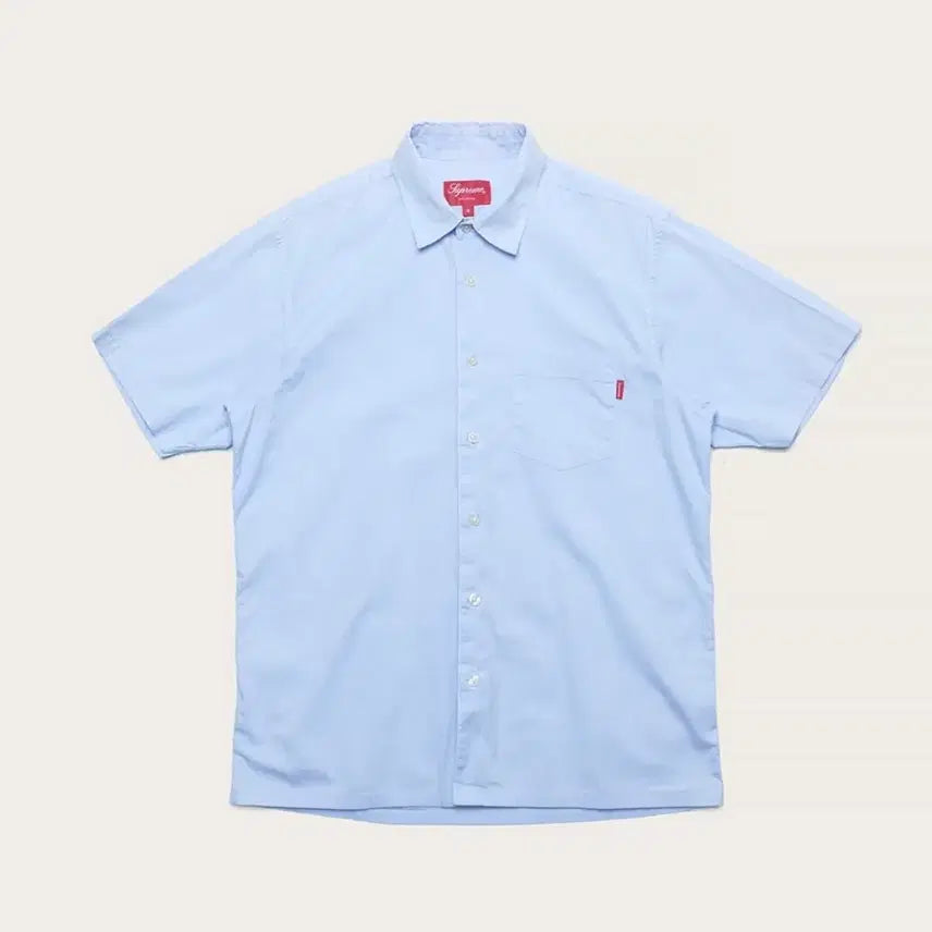[BUNJANG] Supreme Oxford Short Sleeve Shirt / 슈프림 옥스포드 반팔 셔츠