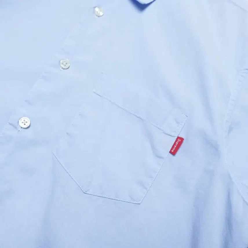 [BUNJANG] Supreme Oxford Short Sleeve Shirt / 슈프림 옥스포드 반팔 셔츠