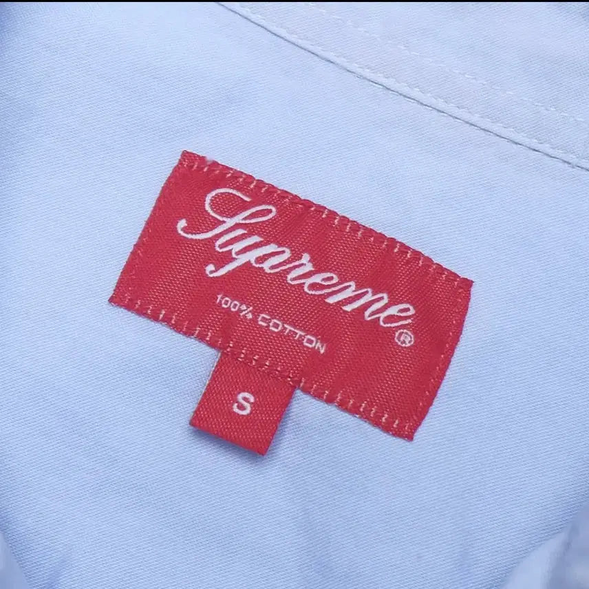[BUNJANG] Supreme Oxford Short Sleeve Shirt / 슈프림 옥스포드 반팔 셔츠