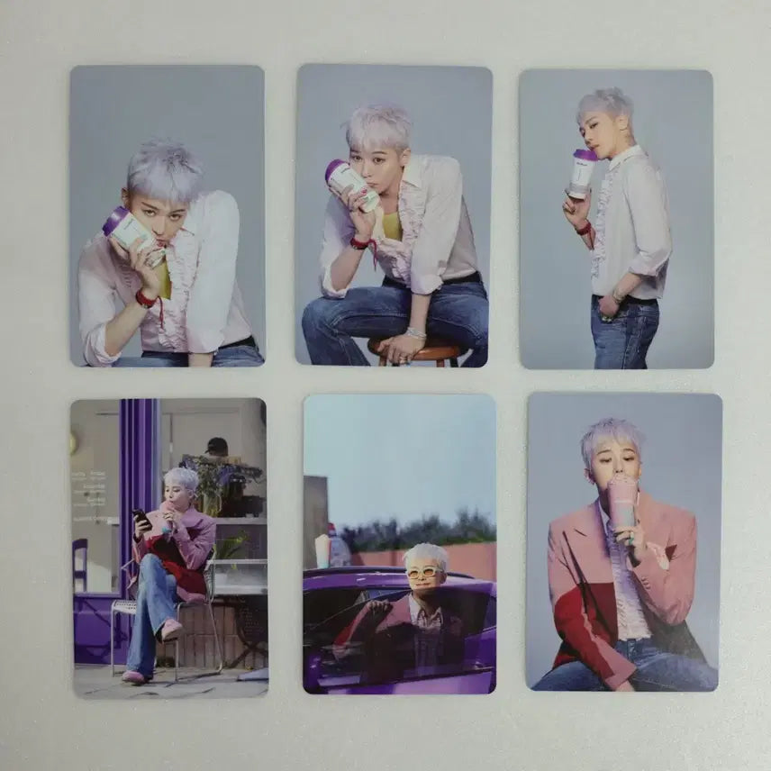 [BUNJANG] G-Dragon The Ventie Photocard Full Set / G Dragon & 더벤티 포토카드- 6장 Full Set