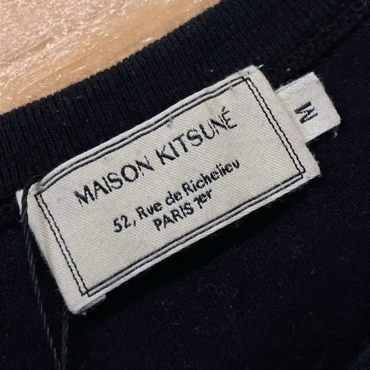 [BUNJANG] Maison Kitsune Printed T-shirt Black M / 메종키츠네 프린팅 반팔 티셔츠 블랙 M   
