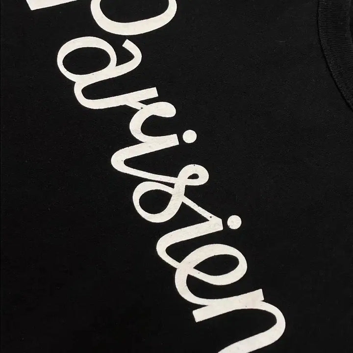 [BUNJANG] Maison Kitsune Printed T-shirt Black M / 메종키츠네 프린팅 반팔 티셔츠 블랙 M   