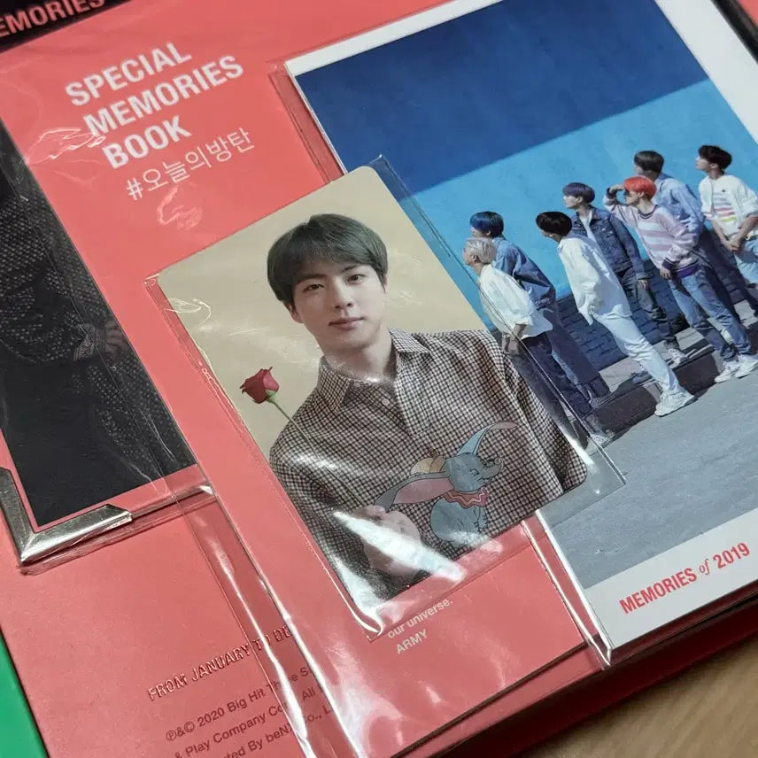 [BUNJANG] BTS Jin Memories 2019/2020 Bundle Set / 급처)BTS 방탄 메모리즈 일괄 양도 석진 포카 2019/2020 풀세트