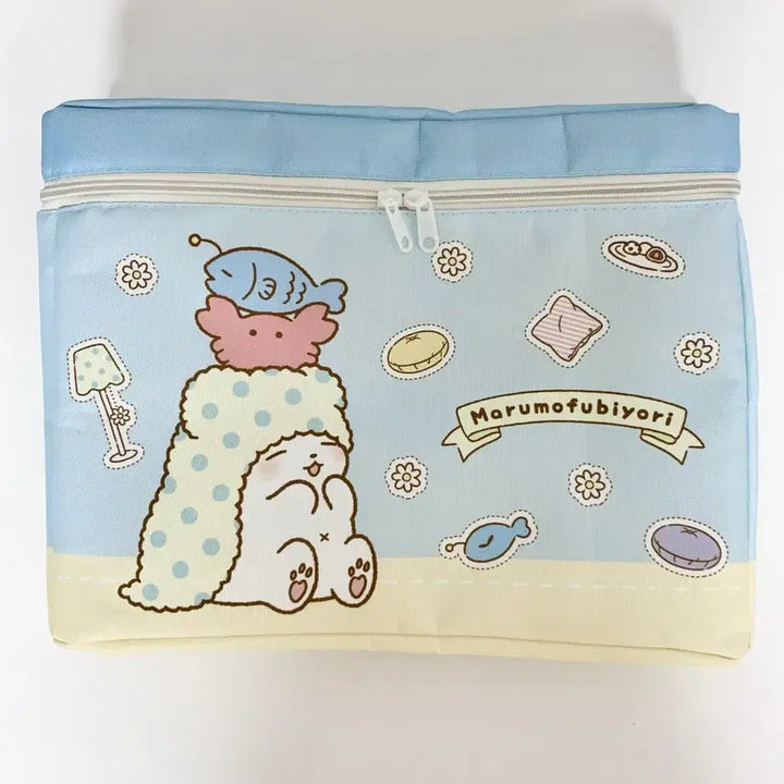 [BUNJANG] 산리오 딩구리데이즈 모프marumofubiyori지퍼 수납케이스 리빙박스 / 산리오 딩구리데이즈 모프marumofubiyori지퍼 수납케이스 리빙박스