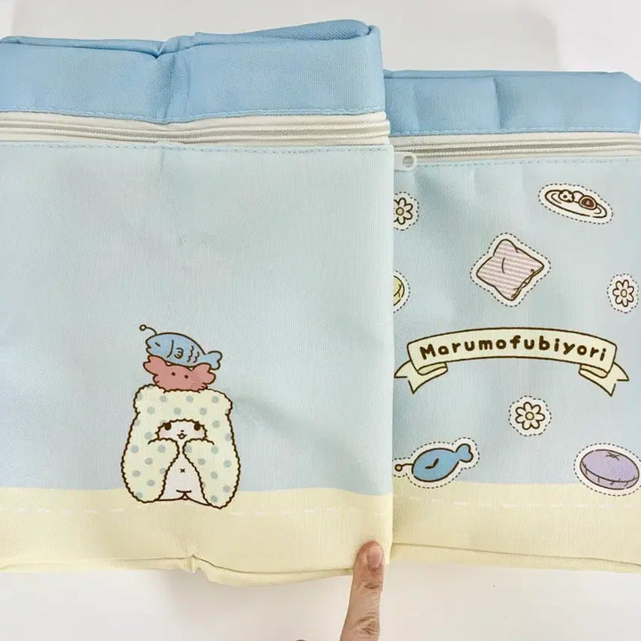 [BUNJANG] 산리오 딩구리데이즈 모프marumofubiyori지퍼 수납케이스 리빙박스 / 산리오 딩구리데이즈 모프marumofubiyori지퍼 수납케이스 리빙박스