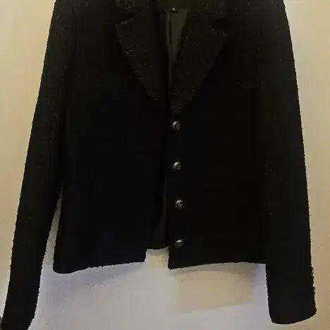 [BUNJANG] ENVY Black Tweed Jacket (S) / ENVY 블랙 트위드 자켓 S