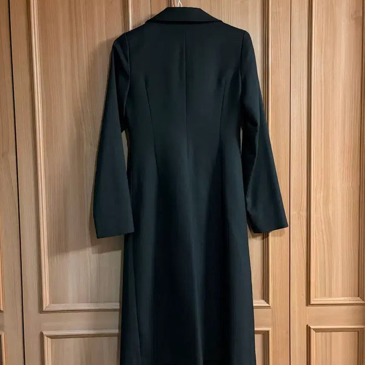 [BUNJANG] MANI Double Button Spring Dress / MANI 블랙 봄 원피스 더블 버튼 하객룩