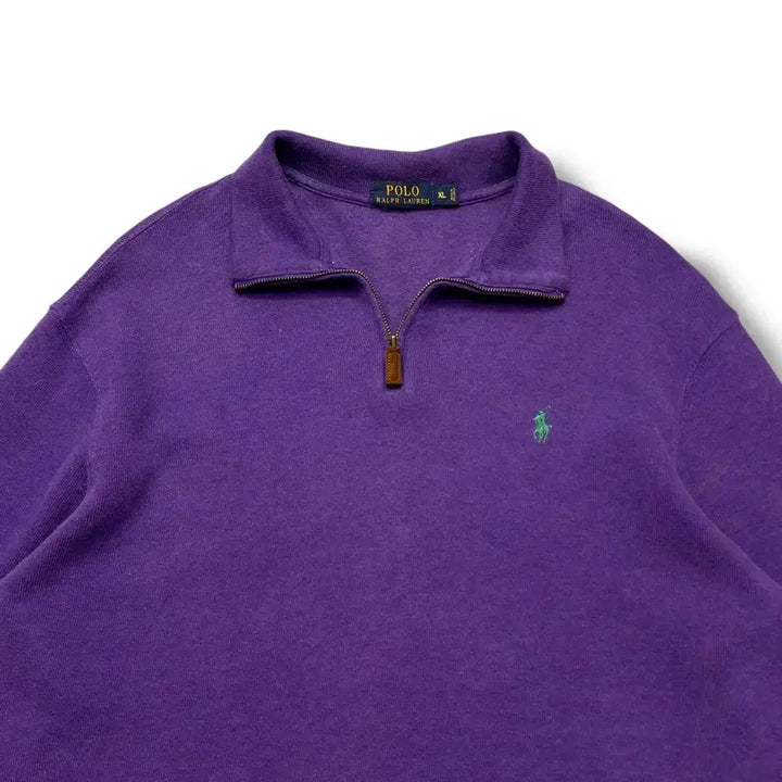 [BUNJANG] Polo Ralph Lauren Half-Zip Cotton Knit Sweater / Polo RalphLauren 폴로랄프로렌 하프집업 코튼 니트 신형