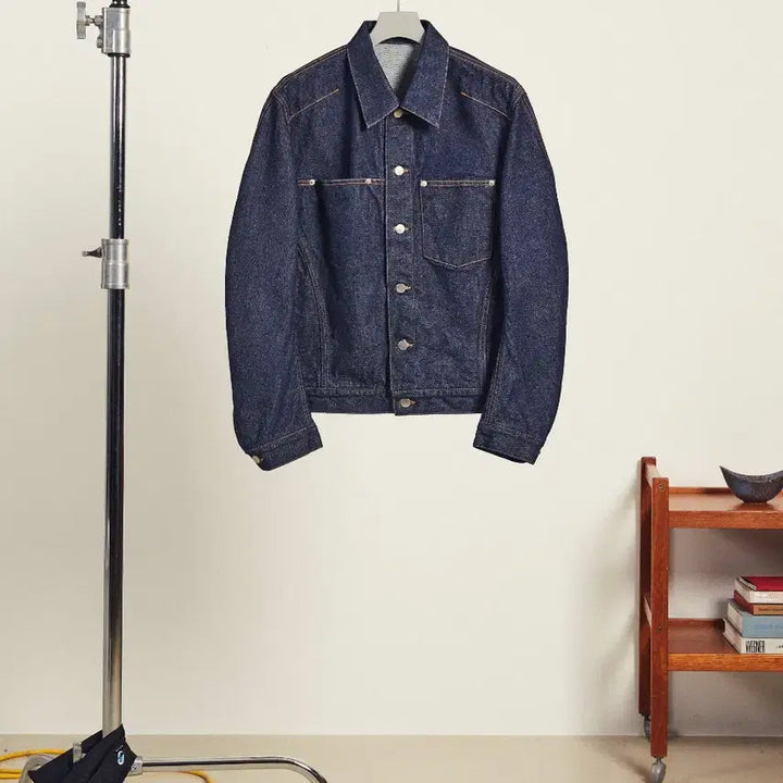 [BUNJANG] NVRFRGT 3D Curved Denim Jacket Rigid / NVRFRGT 네버포겟 3D 커브드 데님 자켓 리지드