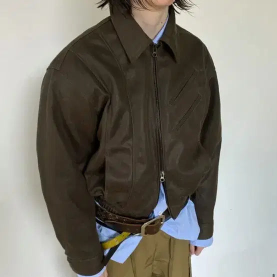 [BUNJANG] Parkssy Bomber Jacket - Khaki / Parkssy 팍씨 봄버자켓 카키