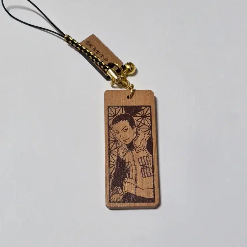 [BUNJANG] Naruto Shikamaru Wooden Keyring / 나루토 시카마루 목각 키링 양도 판매합니다