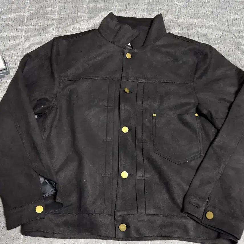 [SOLD OUT] (새상품)스웨이드 타입 자켓 카키 블랙