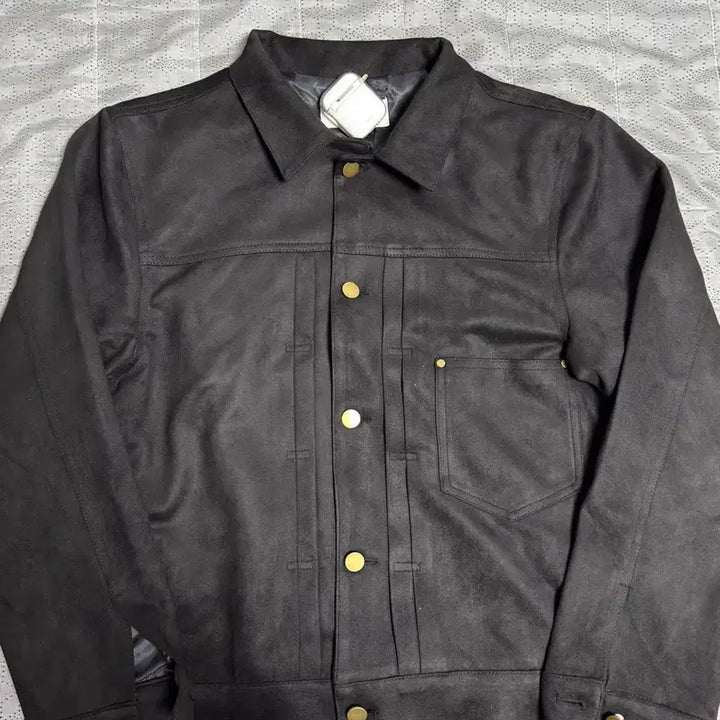 [SOLD OUT] (새상품)스웨이드 타입 자켓 카키 블랙