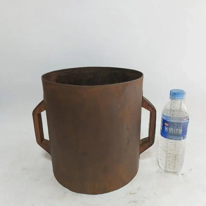 [BUNJANG] Antique Tin Maeltong - Vintage Measuring Container / 옛날 양철 말통 - 근대사. 소품용. 만물당