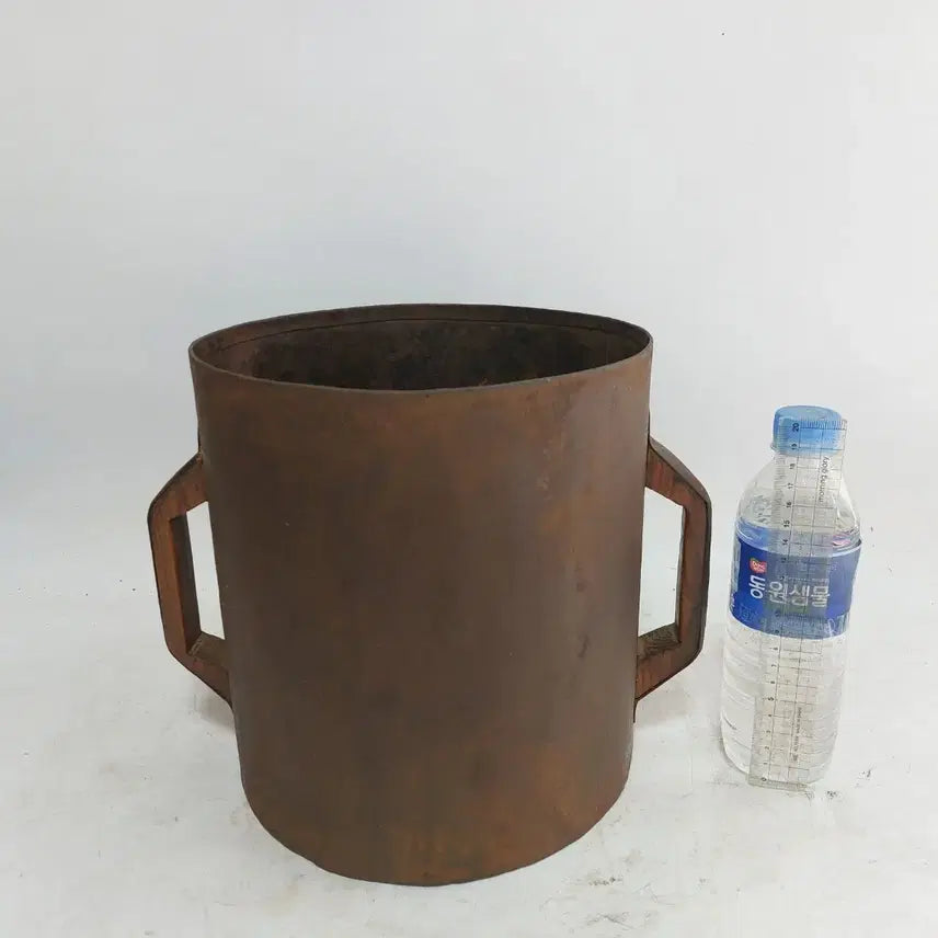 [BUNJANG] Antique Tin Maeltong - Vintage Measuring Container / 옛날 양철 말통 - 근대사. 소품용. 만물당
