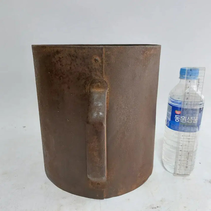[BUNJANG] Antique Tin Maeltong - Vintage Measuring Container / 옛날 양철 말통 - 근대사. 소품용. 만물당