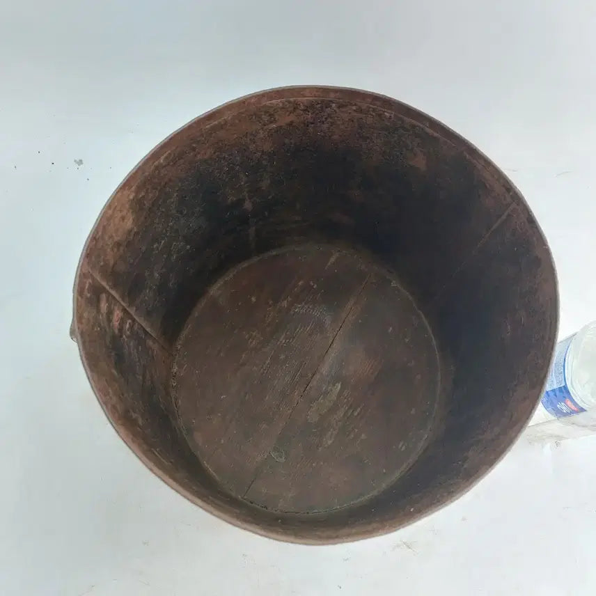 [BUNJANG] Antique Tin Maeltong - Vintage Measuring Container / 옛날 양철 말통 - 근대사. 소품용. 만물당