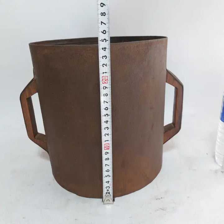 [BUNJANG] Antique Tin Maeltong - Vintage Measuring Container / 옛날 양철 말통 - 근대사. 소품용. 만물당
