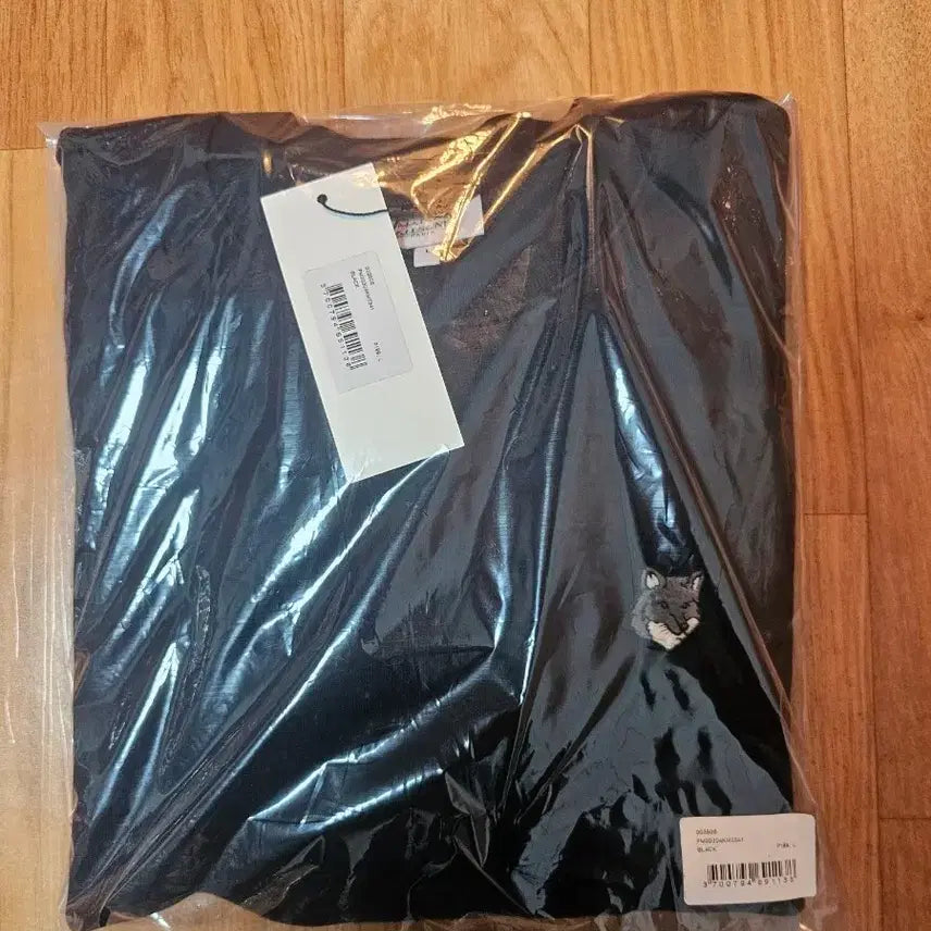 [BUNJANG] Maison Kitsune Fox Patch Black Sweatshirt L / 메종키츠네 폭스 패치 블랙 맨투맨 L