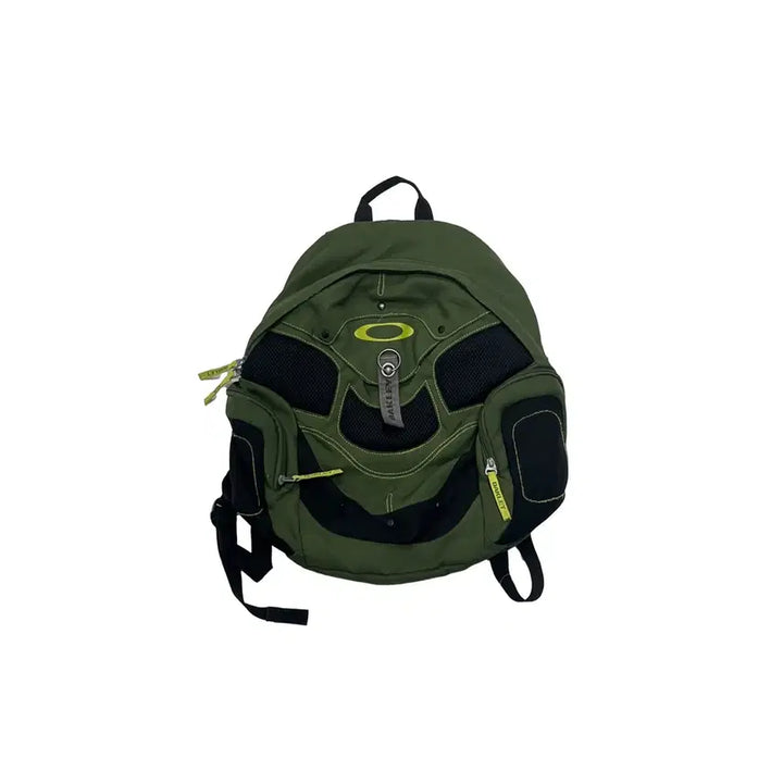 [BUNJANG] Oakley Recode Pin Y2K Vintage Backpack Khaki / [OS] 00s 오클리 리코드 핀 카키 Y2K 빈티지 백팩 가방