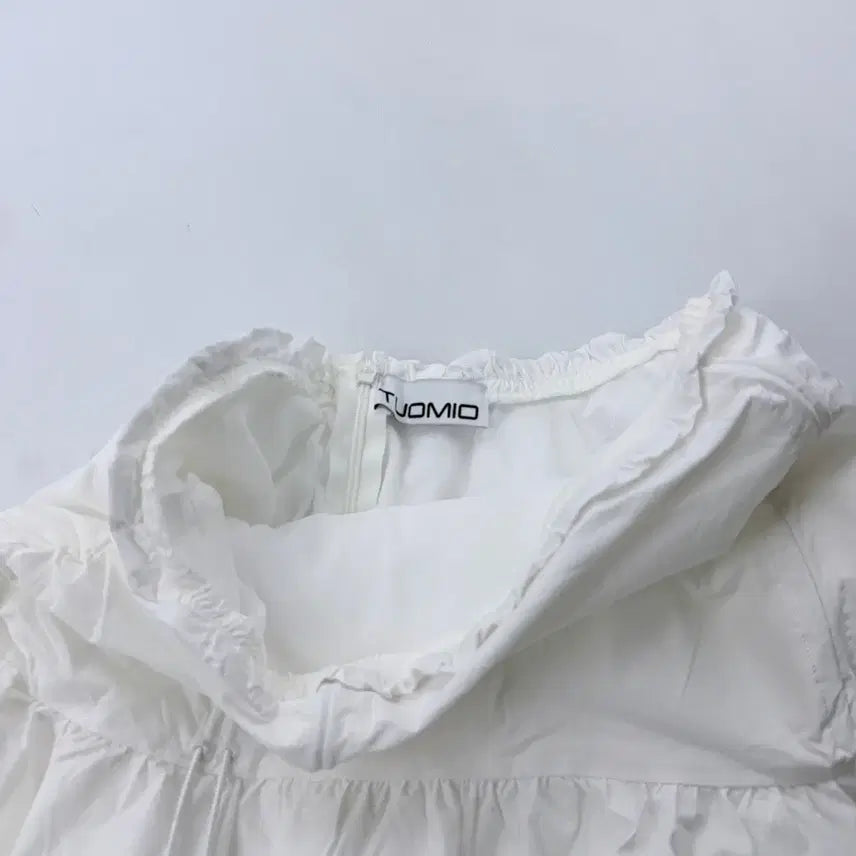 [BUNJANG] Tuomio Layered Chiffon Skirt White / 뚜오미오 레이어드 쉬폰 스커트 화이트