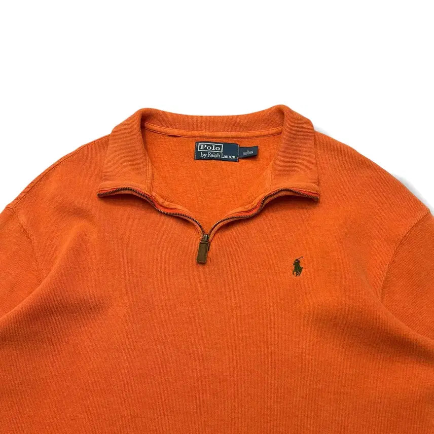 [BUNJANG] Polo Ralph Lauren Vintage Half-Zip Cotton Knit / Polo RalphLauren 폴로랄프로렌 빈티지 하프집업 코튼 니트