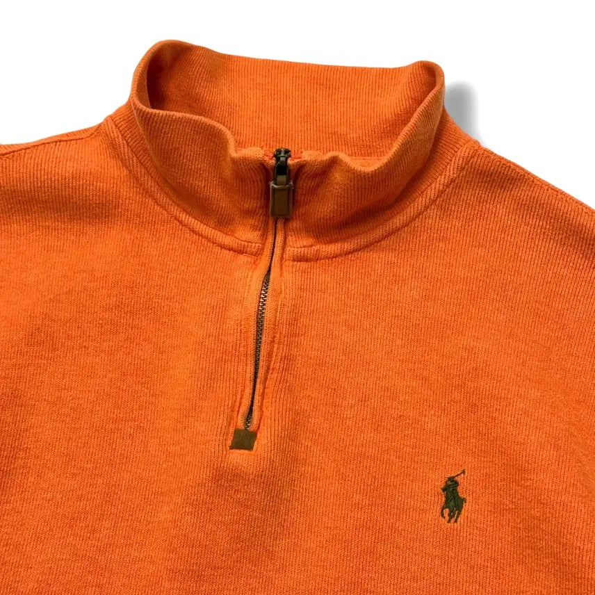 [BUNJANG] Polo Ralph Lauren Vintage Half-Zip Cotton Knit / Polo RalphLauren 폴로랄프로렌 빈티지 하프집업 코튼 니트